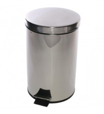 Stainless Steel Pedal Bin 12 Ltre Silver