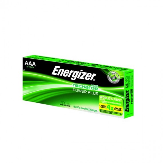 Energizer R/chrg AAA Battery 700mAh Pk10