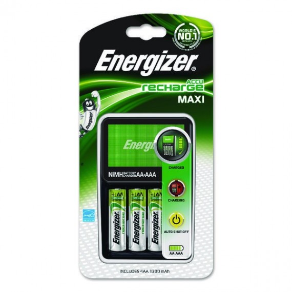 Energizer Maxi Charger 4xAA Batteries