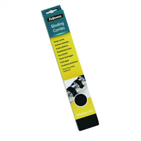 Fellowes Plastic Comb 32mm Black A4 Pk50