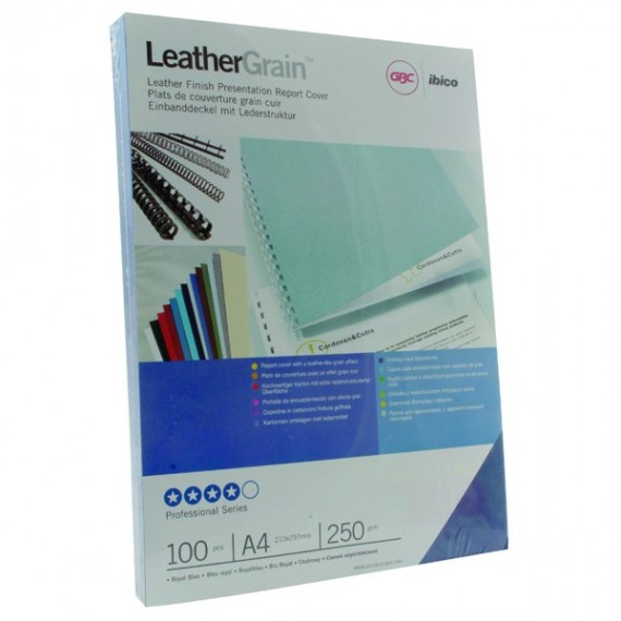 GBC LEATHERGRAIN A4 BINDING COVERS