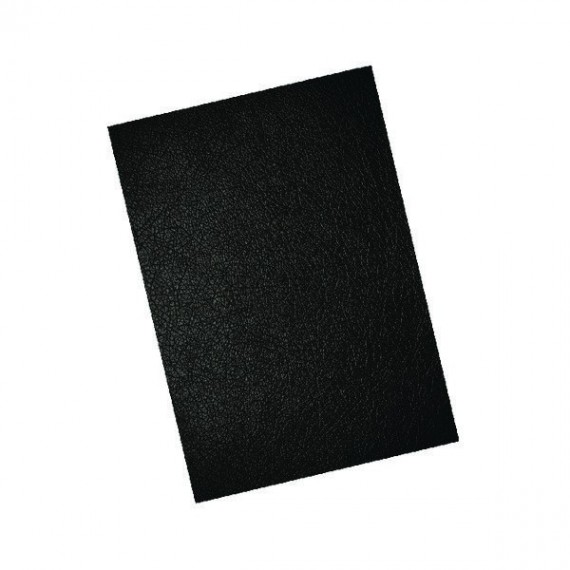 GBC LEATHER CVERBOARDS BLK A4