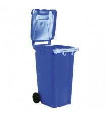 Blue 2 Wheel Refuse Container 80 Ltr