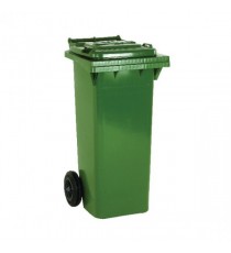 Green 2 Wheel Refuse Container 80 Ltr