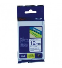 Brother PTouch Tape TZE233 12mm Blu/Wht