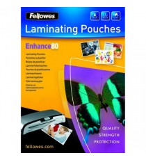 Fellowes Lam Pouch A4 80mic Enhance