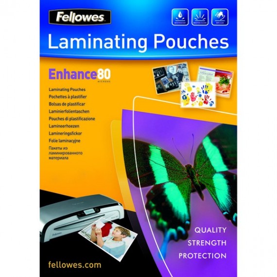 Fellowes Lam Pouch A4 80mic Enhance