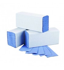 2Work M Fold Hand Towel 1Ply Blue Pk3000