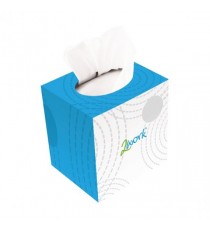 2Workl Tissue Cube Cream Box KMAX10010