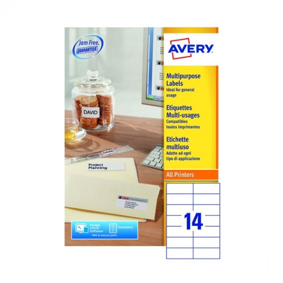 Avery 3653 Multipurpose Label Pk1400
