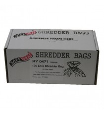 Safewrap Shredder Bags 100 Litre Pk50