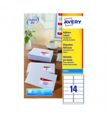 Avery J8163-100 QuickDRY Inkj Labl P1400