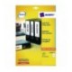 Avery Laser Eurofolio File Label Pk600