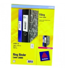 Avery Laser Ring Binder Label Pk450