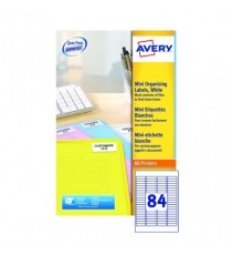 Avery Laser Mini Labels Wht Pk8400