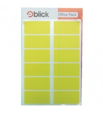 Blick Colour Label 25x50mm Yellow Pk320