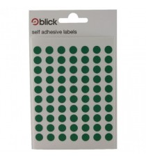 Blick Coloured Labels 8mm Green Pk9800