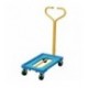 Plastic Dolly With Handle Blue 365127
