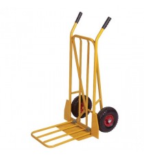 Yellow Sack Truck with Folding Footplate