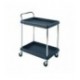 Deep Ledge Black Trolley 2-Tier 322441