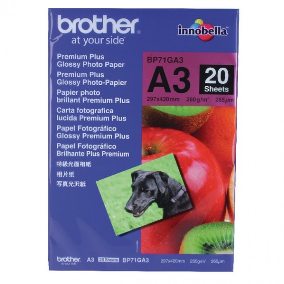 Brother Premium Plus A3 Photo Paper Pk20