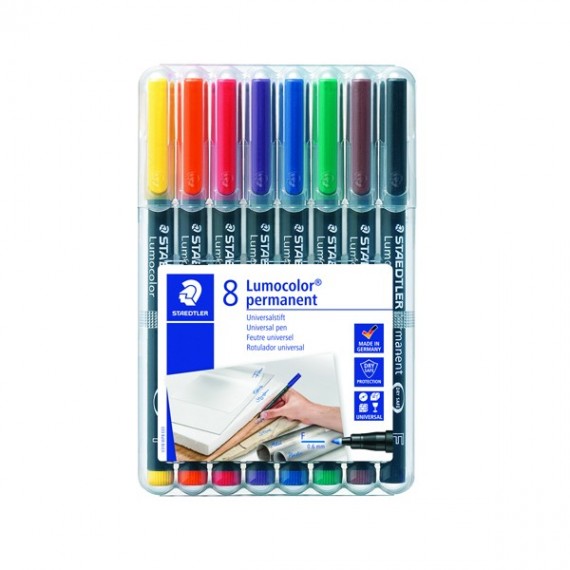 Staedtler Lumocolor F Perm Wlt8 318WP8
