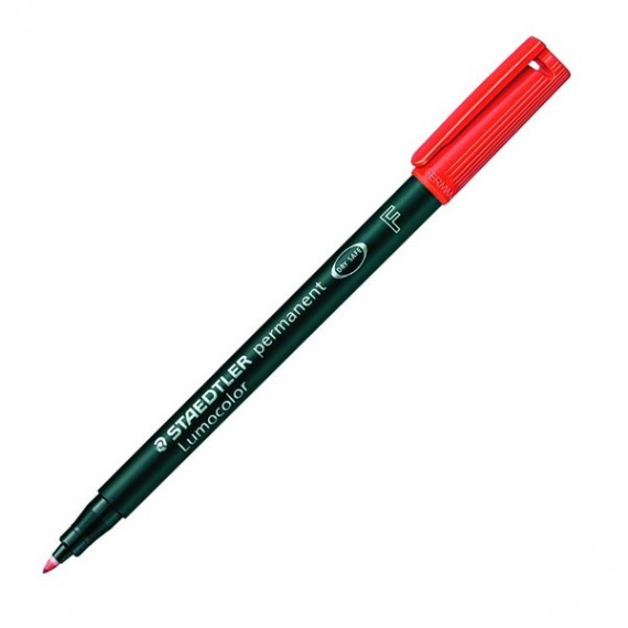 Staedtler Lumocolor F Perm Red 318-2