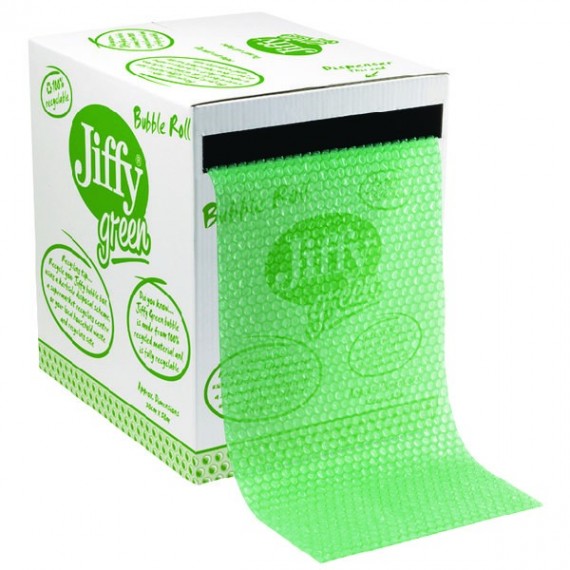 Jiffy Bubble Box Roll 300mmx50m Green