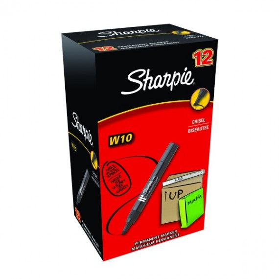 Sharpie Perm Marker Chisel Black W10