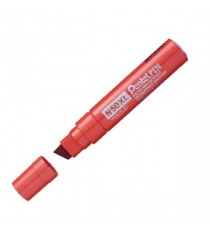 Pentel N50XL Marker Chisel Tip Red Pk12