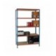 Blue/Orange 120x30cm Shelf Unit 378983