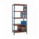 Blue/Orange 90x50cm Shelving Unit 378970