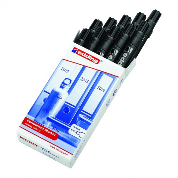 Edding Permanent Marker Blk 2000C001