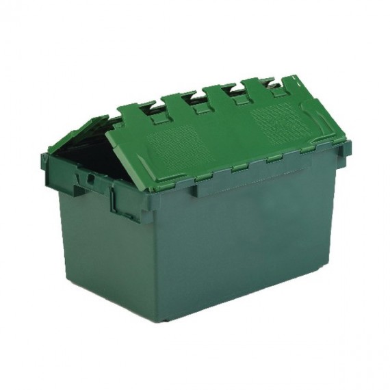 Plastic Container Green Atchd Lid 374370