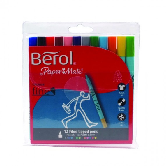 Berol Colourfine Astd Wlt12 CF12W12