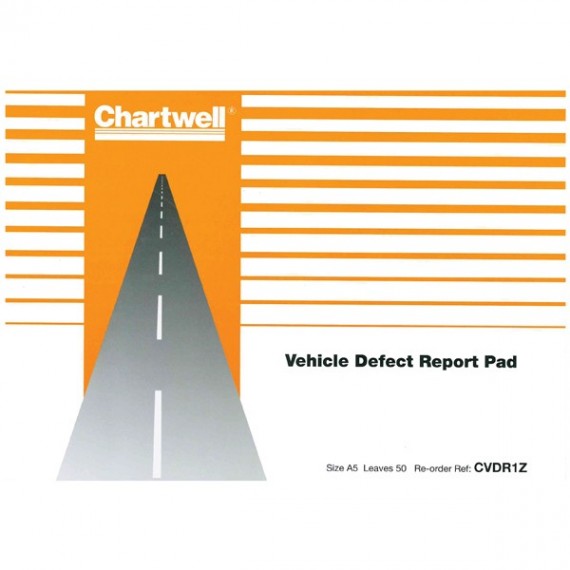 Chartwell Vehicle Defect Pad CVDR1