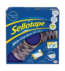 Sellotape Sticky Loop Spots 125 x 22m