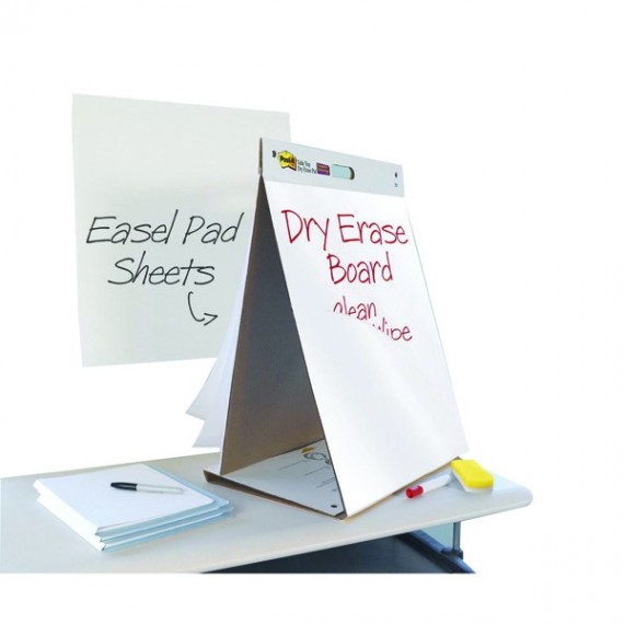 Post-it Table Top Easel Pad Drywipe