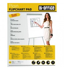 Bi-Office A1 Plain Flipchrt Pads Pk5