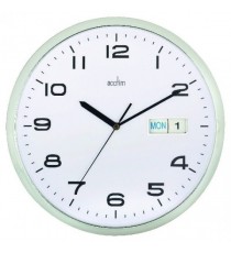 Acctim 320mm Chrome/White Wall Clock