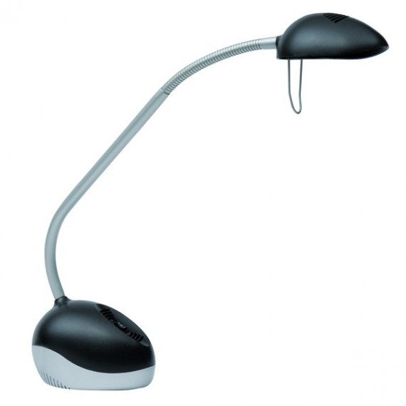 Alba Black Halox LED Desk Lamp