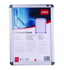 Nobo Silver Aluminium A3 Clip Frame