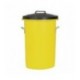 Yellow 85 Ltr H Duty Coloured Dustbin