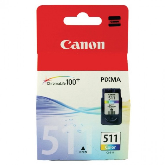 Canon Inkjet Cart 9ml Colour CL-511