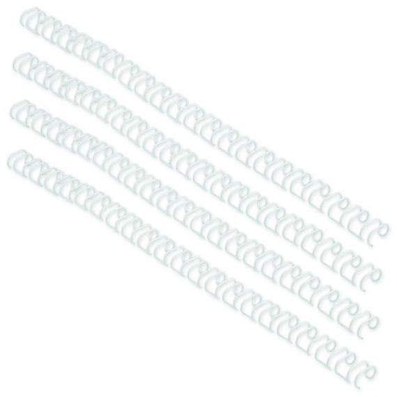 GBC 9.5mm 34R Wires White Pk100