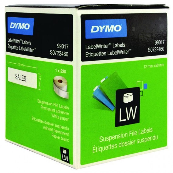 Dymo Susp File Label 50x12 Pk220 99017