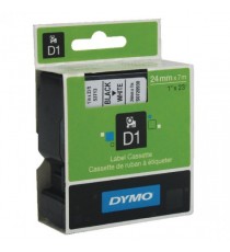 Dymo 24mm D1 Tape Black/White 53713