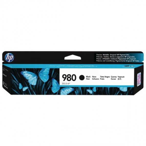 HP 980 OfcJt Ink Cart 10k Blk D8J10A