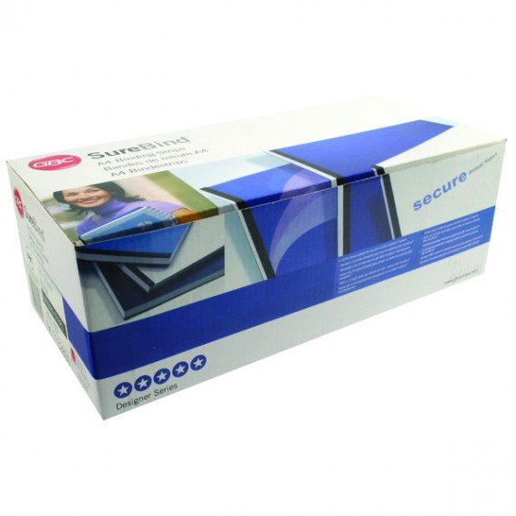 Acco Surebind Strips 25mm Black Pk100