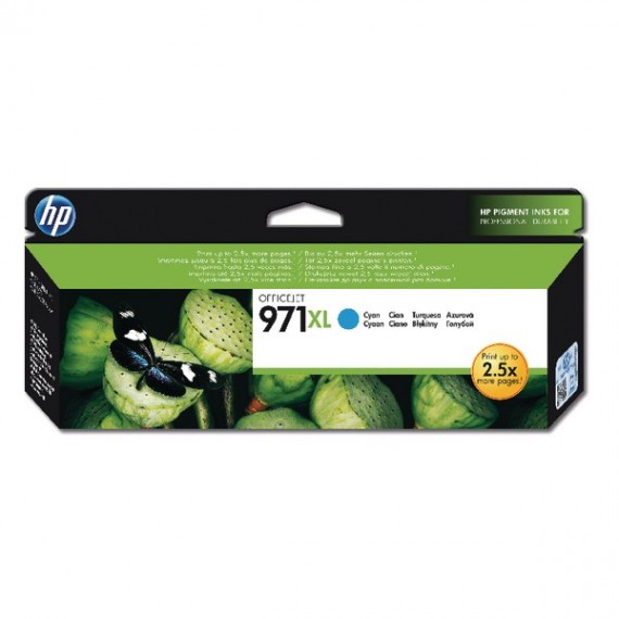 HP 971XL Officejet Ink Cartridge Cyan